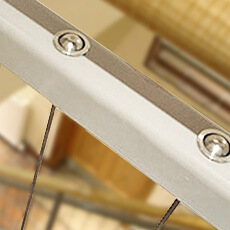 Back Mount Cable Railing - Made to Measure